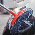 Orange Car Wash Brush Good Quality 58cm Telescoping Long Handle Car Brush Microfiber Car Wash Mop for Car. 