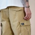 SIMWOOD Summer New Loose Ankle-length Cargo Pants Men Tactical Joggers  Multi-pocket Trousers 100% Cotton Pants. 