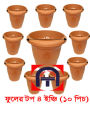 Flower Tub - 4 Inch ( ফুলের টপ - ৪ ইঞ্চি ). 