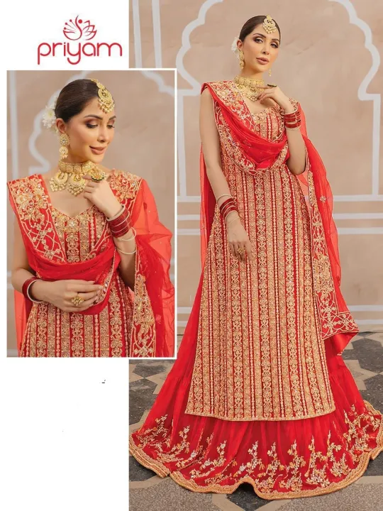 Semi-Stitched%20Georgette%20Party%20Dress%20For%20Women%20-%20Image%203