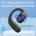 Business Earhook Bluetooth 5.4 Earphone Waterproof Sport Earhook Headphone, Bluetooth Headset Noise Reduction Wireless Earbuds Voice Control Hands-Free Hanging Headset for Running Driving Cycling Sports. 