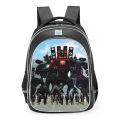 Toilet Man Backpack Titan Monitor Man Backpack Children Primary and Secondary School Students Game TV Man Audio Man Schoolbag. 