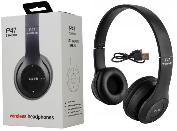 P47%20Headband%20Foldable%20Stereo%20Bluetooth%20Headphones%20Wireless%20with%20SD%20Card%20Slot%20-%20Image%204