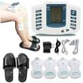 Multifunction Electrical Full Body Relax Muscle Massager Pulse Tens Acupuncture Therapy With Slipper Message And 4 Electrode Pads - Massage Machine. 
