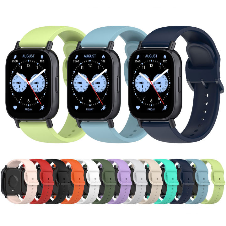 22mm Silicone Strap with Plastic Buckle Compatible with Redmi Watch 5 Lite & Redmi Watch 5 Active Smartwatches
