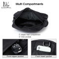 LouisWill Men's Small Bag Oxford Cloth Bag Scratch Resistant Bag Lightweight Mini Hanging Bag / Shoulder Bag Extra Small Single Shoulder Mini Small Hanging Bag Small Backpack Multi Compartments Bag. 