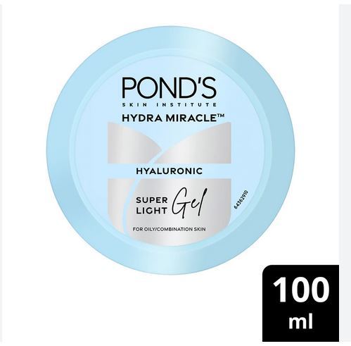 POND'S Super Light Gel 100ml Hydrated Glow With Hyaluronic Acid & Vitamin E (Hyaluronic) - Indian