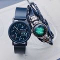 Men's watch zodiac sign luminous male and female Internet celebrity students Korean version about junior high school trend children's luminous s with the same model. 