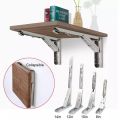 10"(2ps)Adjustable Triangle  Foldable Support SS Bracket -MHN. 