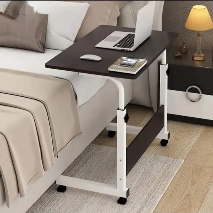 Height Adjustable Movable Laptop Table For Home Office With Foldable ...