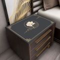 New Chinese bedside table cover cloth, tablecloth, table mat, wipe clean, waterproof and oilproof mat, household refrigerator, coffee table, dust mat. 