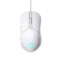 Inphic PB1 Business Office Mute Macro Definition Gaming Wired Mouse, Cable Length: 1.5m, Colour: Matte White Breathing Light. 