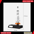 Space Rocket Aviation Spaceport Model Shuttle Launch Center Building Blocks Construction Spaceship Bricks Educational Toys Set for Kids. 