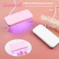 Nail Polish Mouse Light Portable Foldable Uv Nail Lamp Fast Drying Led Light Therapy Machine for Travel Easy to Use Nail Polish Dryer Nail Uv Machine.