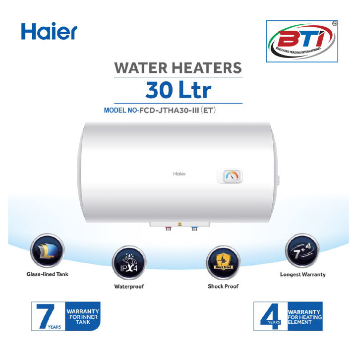 30 Litre Water Heater (Horizontal) Model - ES30H-CK3(BD)