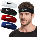 Sweatbands Sports Headband for Men & Women, Moisture Wicking Hairband Athletic Towel Headbands Cotton Head Sweat Bands for Running, Cycling, Yoga, Spa. 