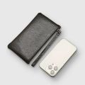 1PC New Men's Long Zipper Wallet Litchi PU Leather Clutch Bag Simple Ladies Handbag Ultra-thin Multifunctional Bag.