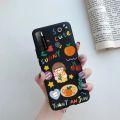 For Tecno Pouvoir 4 4 Pro LC7 LC8 Case Fashion Art Label Black Painted Soft TPU Phone Back Cover For Tecno Pouvoir 4 4 Pro Case.