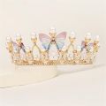Wedding Bride Crown Headwear Rhinestone Tiaras Cute Head Pin Gift.