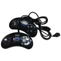2 Pcs Game Controller for SEGA Genesis for 16 Bit Handle Controller. 