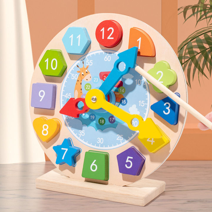 Children's Clock Time Cognitive Model Clock Toy Kindergarten Primary ...