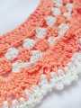 Handmade cute kushikatar jamar gola 1 pieces for baby girls 0-10 years . Crochet Baby Neck. 