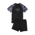 Children's swimsuit boy big kids split 2024 new fat boy big kids hot spring swim trunks teen. 