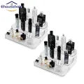 Perfume Storage Rack 3-tier Perfume Organizer Shelf for Bathroom Countertop Clear Skincare Stand for Lotion Perfume Storage Strong Load-bearing Rack Set of 2 Three-shelf Perfume Rack. 