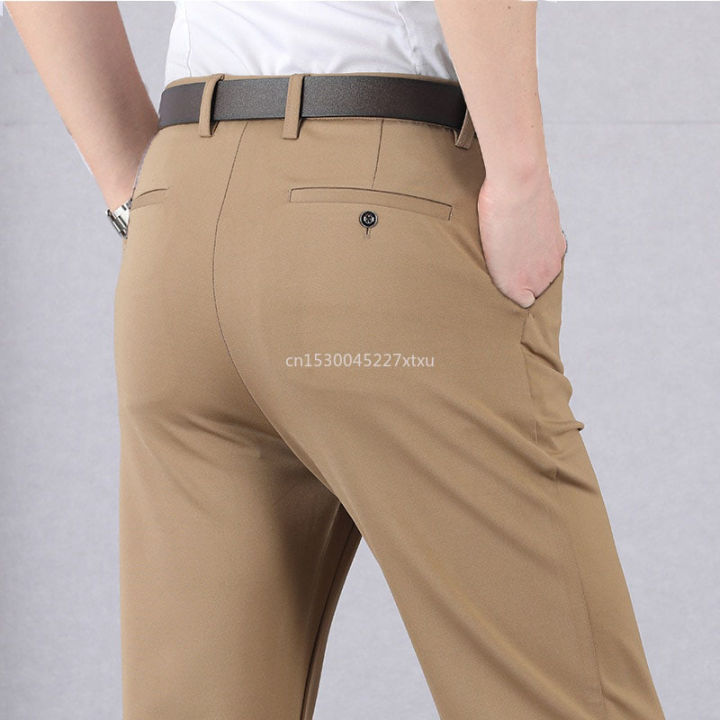 High%20Stretch%20Men's%20Classic%20Pants%20Spring%20Summer%20Casual%20Pants%20High%20Waist%20Trousers%20Business%20Casual%20Pants%20Dropshipping%20-%20Image%202
