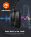 INFURTURE H1 Active Noise Cancelling Headphones,Wireless Over Ear Bluetooth Headphones, Deep Bass Headset, Low Latency, 40H PLAY. 