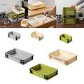 Desk Organizer Stackable Storage Box for Closet Bathroom Pantry Organization. 