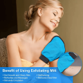 1pc Moroccan Exfoliating Glove Mitt - Dead Skin Remover for Shower Bath - Korean Body Scrubber Sponge Loofah for Women and Men.