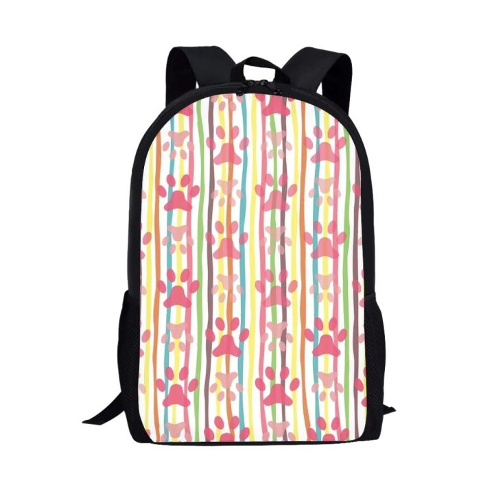 Colorful%20Dog%20Paw%20Print%20Student%20Large%20Capacity%20School%20Bag%20for%20Girls%20Boys%20Teenager%20Daily%20Casual%20Backpack%20Travel%20Storage%20Rucksacks%20-%20Image%204
