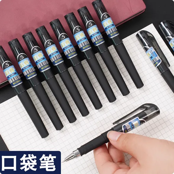 Portable%20Pocket%20Pen%20Short%20Portable%20Business%20Sign%20Pen%20Black%20Short%20Mini%20Gel%20Pen%20-%20Image%202