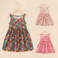 Summer girls Princess Dress Birthday party fashion kid Poncho dress Yarn Wedding dress Cotton children clothing toddler clothes.