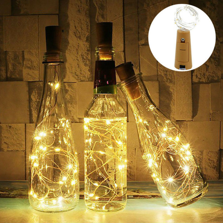 Cork lights for bottle 2meter String Fairy cork Light
