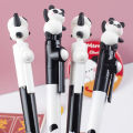 4 Pcs Kawaii Panda Ballpoint Pen 0.5mm Black Ink Creative Rotatable Gel Pens SUPER BABY. 