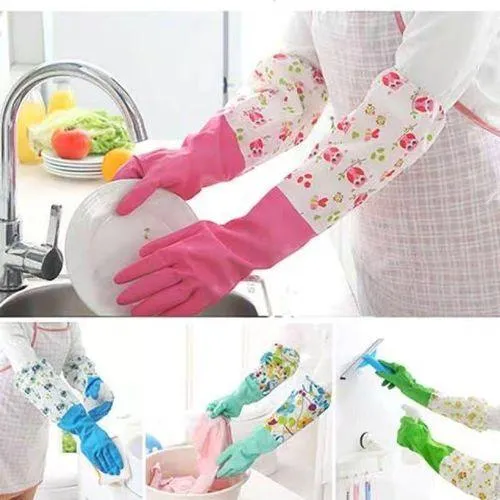 High%20Quality%20Multicolor%20Silicone%20Kitchen%20Hand%20Gloves%20for%20Garden/Dish%20Washing%20-%201%20Pair%20-%20Image%202
