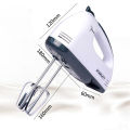 7-Speed Adjustment Electrical Egg Beater - White.