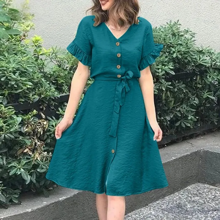 Family%20Picnic%20Short%20womens%20Sleeve%20Dress%20-%20Image%202
