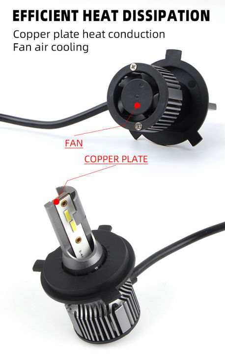1%20Pc%20M10%20LED%20Small%20in%20Design,%20Powerful%20and%20Bright%20with%20Reasonable%20Price%20For%20Car,%20Motorcycle%20Hi/Lo%20H4%20Bulb....%20-%20Image%205