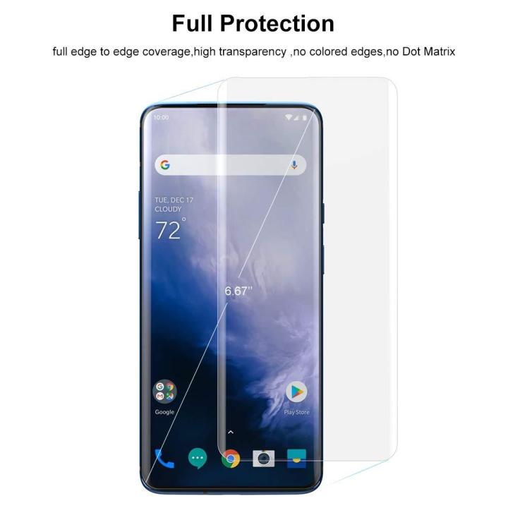For%20One%20Plus%207%20Pro%20Curved%20Full%20Liquid%20Glue%20UV%20Tempered%20Glass%20Screen%20Protector%20-%20Image%203