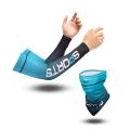 Men's women's long hand sunscreen arm sleeve anti slip sun cuff ultraviolet new ice silk sleeve anti sleeve outdoor cool sports bike. 