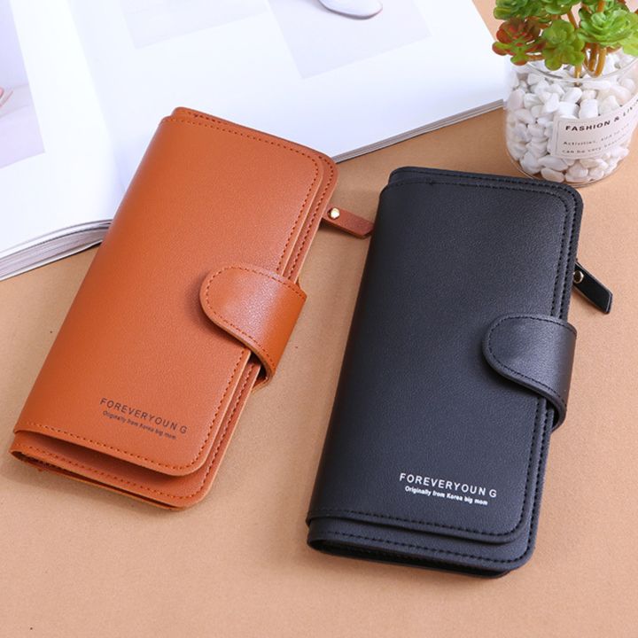 Fashion%20Women%20PU%20Leather%20Long%20Wallets%20Muti-functional%20Fold%20Button%20Purse%20Card%20Holder%20Coin%20Clutch%20Bag%20-%20Image%203