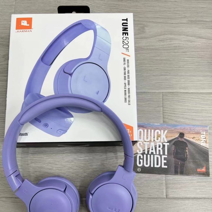 The new cross-border TUNE 520BT wireless over-ear Bluetooth headset is heavy bass and engraving with e-commerce quality