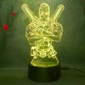 【Hey my home】Marvel Deadpool Desk Table Night Light LED Lampara Lava Lamp Child Boy Bedroom Christmas Gift Home Party Deco.