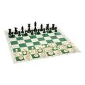 PVC Chess Board - White and green with CAPTAN GUTI. 