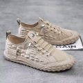 Canvas Shoes Men's Spring 2024 Men's Work Cloth Shoes Breathable Non Slip Shoes Men's Soft-soled Shoes Men's Shoes Men.