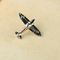 Aircraft Coat pin Airplane Suit Lapel Pin Air plane Brooches For Men Ornaments Party Wedding Jewellery Silver Alloy Brooch. 