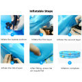 Practical 90/110cm 3 Layers PVC Swimming Pool Childen Inflatable Bathtub Summer Kids Beach Big Swimming Water Bubble Pool Toy for Kids Adults. 